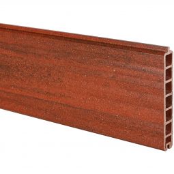 NATURinFORM WPC-Sichtschutzzaun DER EFFEKTIVE/DER FLEXIBLE Universallamele mahagoni mit dauerhaft eleganter Holzoptik, 400x2,4x15 cm