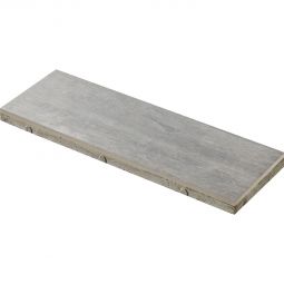 KANN Terrassenplatte Yamino Betonplus silbergrau-meliert Keramikoberfläche, besonders kratzfest und schmutzabweisend, 90x30x5 cm