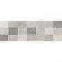 Wellker Wandfliese Oyster Quadra Grey White glasiert matt rektifiziert 33,3x100 cm Stärke 6 mm