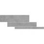 Wellker Bodenkombifliese Simply Beton Grau glasiert matt rektifiziert 5/10/15x60 cm Stärke 9 mm