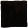 Wellker Wandfliese Soft Schwarz glasiert glänzend Rundkante 16,2x16,2 cm Stärke 0,7 mm