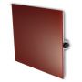Jollytherm Infrarotheizung mit ESG Glas für Wand und Decke rot 400 W / 1200 W