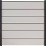 GroJa BasicLine Premium Steckzaun Sichtschutzzaun Weiss Sichtschutz Steckzaun Lamellenzaun