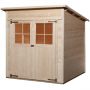 weka Gerätehaus 325 naturbelassen Geräteschuppen verschiedene Größen, Fichtenholz mit Wandstärke 19 mm