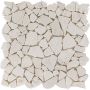 Natursteinmosaik Polymosaik Poly Biancone 30,5x30,5 cm Mosaikfliesen