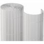 NOOR Sichtschutzmatte PVC weiß Sichtschutzzaun