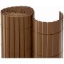 NOOR Sichtschutzmatte PVC braun Sichtschutzzaun