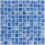 Keramikmosaik Blau Melage 33x33 cm Mosaikfliesen 4 mm
