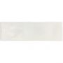 Wellker Wandfliese Borgo Weiss glasiert glänzend Rundkante 6,5x20 cm Stärke 9 mm