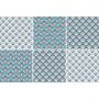 Windhager Fliesenaufkleber Obolus grau 15x15 cm Fliesenfolie