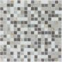 Kombimosaik Glas Naturstein Quarzit Beige Bunt Glasmix Black Grey White 30x30 cm Mosaikfliesen 8 mm