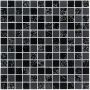 Glasmosaik Smart Black 30x30 cm Mosaikfliesen 4 mm