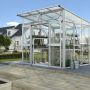 Vitavia Gewächshaus Aura Tomatenhaus Kombiverglasung Silber