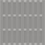 TraumGarten Sichtschutzzaun JUMBO WPC Alu-Design Grau