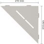 Schlüter-SHELF-E-S1 TSBG PURE strukturbeschichtet beigegrau
