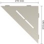 Schlüter-SHELF-E-S1 TSC PURE strukturbeschichtet creme