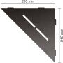 Schlüter-SHELF-E-S1 TSDA PURE strukturbeschichtet dunkelanthrazit