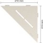 Schlüter-SHELF-E-S1 TSI PURE strukturbeschichtet elfenbein