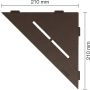 Schlüter-SHELF-E-S1 TSOB PURE strukturbeschichtet bronze