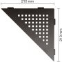 Schlüter-SHELF-E-S1 TSDA SQUARE strukturbeschichtet dunkelanthrazit