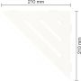 Schlüter-SHELF-E-S1 MBW Wave Alu strukturbeschichtet brillantweiß matt