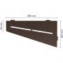 Schlüter-SHELF-E-S3 TSOB PURE Alu strukturbeschichtet bronze