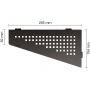 Schlüter-SHELF-E-S3 TSDA SQUARE Alu strukturbeschichtet dunkelanthrazit