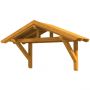 Skan Holz Vordach Stralsund Dach Eiche Hell