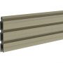 TraumGarten Sichtschutzzaun SYSTEM NEO PLATINUM Einzelprofil taupe-grau