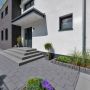 KANN Gartensteine Vios Eckstufe grau