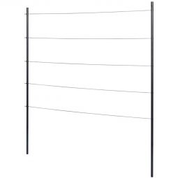 Windhager Edelstahlseil-Rankhilfe Rankhilfe mit Edelstahlseilen für Gemüse- und Hochbeete