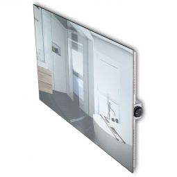 Jollytherm Infrarotheizung mit Spiegel-Glas ESG für Wand und Decke 400 W / 1200 W Hochwertige ESG Glasfront, leistungsstarkes Carbonheizelement, stufenlose Temperatureinstellung, Montage waagerecht oder senkrecht möglich