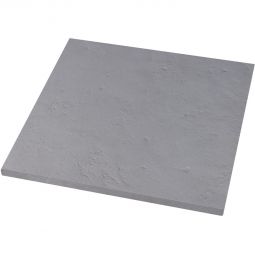 WESERWABEN Beckenrandstein Margo Anschlussplatte Perlgrau Natursteinoptik 49,5x49,5x3,2 cm
