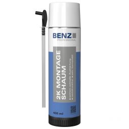 BENZ PROFESSIONAL Zargenschaum 2K 400ml universell einsetzbar, sehr schnelle Aushärtung