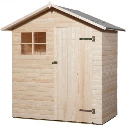 weka Gerätehaus 345 Naturbelassen Geräteschuppen verschiedene Größen, Fichtenholz, Wandstärke 14 mm