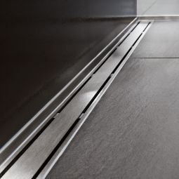 BLANKE Duschrinne DIBA-LINE Linienentwässerungskörper geringe Einbauhöhe, DN 40 Stutzen, mit cleverem Zubehör