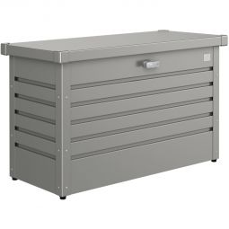 Biohort FreizeitBox quarzgrau-metallic Gartentruhe Formschöne & langlebige Gartenbox, Regenwasserdicht und abschließbar