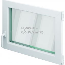 ACO Therm 3.0 Fenstereinsatz Dreh/Kipp Standard mit 3-fach WSG 3-fach Verglasung, integrierte Mehrkammerhohlprofile für eine hohe Dämmkraft, einfache Montage