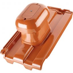 Erlus Scala Alu-Sanitärlüfter DN 125 anthrazit Dachziegel DN 125