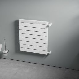 Ximax Badheizkörper Pep Seitenanschluss Weiß RAL 9003 Hochwertig pulverbeschichtet, harmonische moderne Optik, ideal als WC-Heizkörper verwendbar