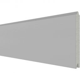 TraumGarten Sichtschutzzaun SYSTEM ALU PLUS Einzelprofil Silber Sichtschutz Steckzaun Lamellenzaun Breite: 178 cm oder 238 cm