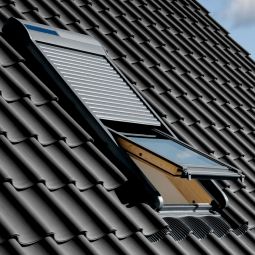 VELUX Solar-Rollladen SSL 0000S Aluminium Dunkelgrau 5 Jahre Garantie