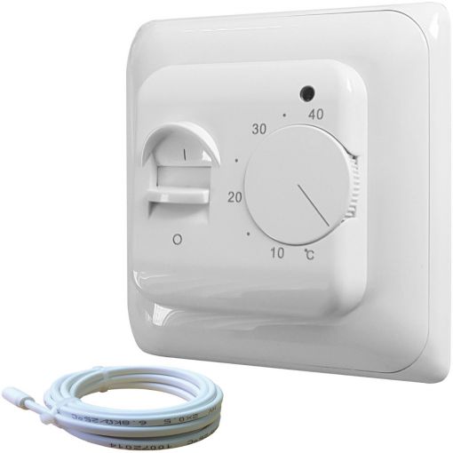 Wellker E-Heat Thermostat inkl. Sensorleitung 2