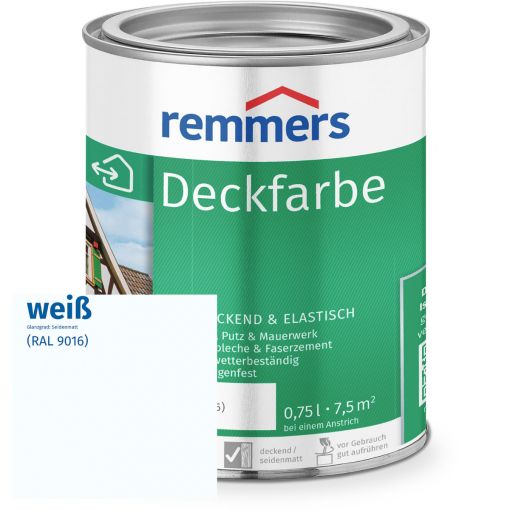 Remmers Deckfarbe weiß 2