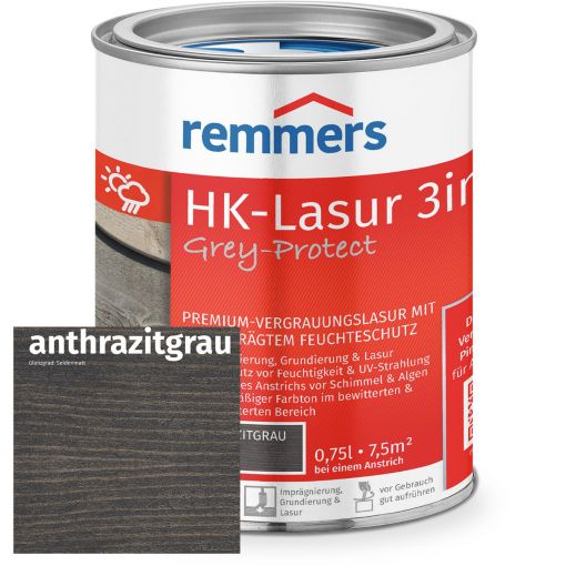 Remmers HK-Lasur 3in1 Grey-Protect anthrazitgrau 2