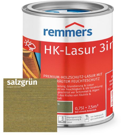 Remmers HK-Lasur 3in1 salzgrün RC-965 2