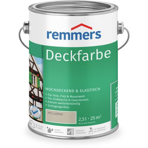 Remmers Deckfarbe hellgrau 2
