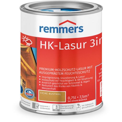 Remmers HK-Lasur 3in1 eiche rustikal 2