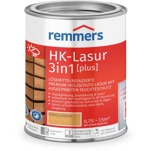Remmers HK-Lasur 3in1 plus pinie/lärche 2