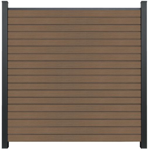 GroJa Solid Rhombus BPC-Steckzaun Sichtschutzzaun 2